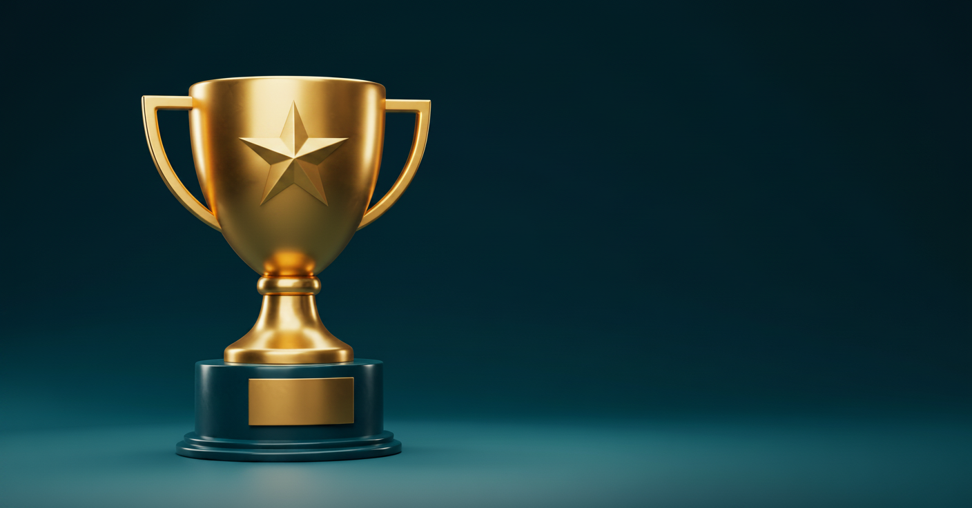 Gold star trophy — the AI Visibility Breakthrough award